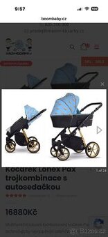 Kočárek Lonex Pax Blue Wings