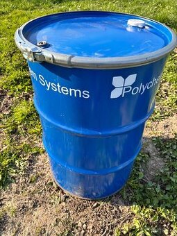 Ocelový sud 200l s víkem - použitý