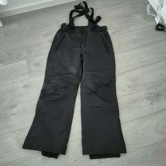 Pánské černé lyžařské kalhoty (oteplováky) LOAP XL