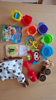 Set č. 5 sova, rumbakoule, vkládačky, kostky