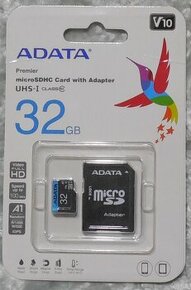 pamětová karta Adata 32GB