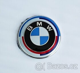 BMW přední i zadní znak 50th Anniversary 82mm, 2pin