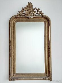 Starožitné zlacené zrcadlo r.1870