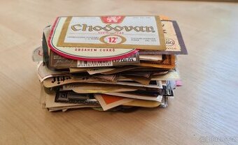 Pivní, vinné, láhvové etikety cca 500 ks, možná více