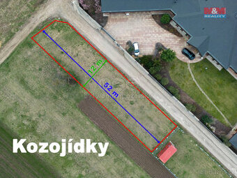 Prodej pozemku k bydlení, 646 m², Kozojídky