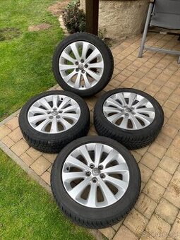 Opel astra J, K,17' ALU KOLA ORIG.7J 5x105 ET42 ZIMNÍ+LETNÍ