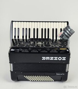 Nový akordeón Hohner AMICA III, 72bas, 3 hlas + záruka