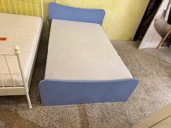 Hezká modrá postel-letiště 120x200 komplet - 1