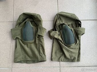 2x Taktická elastická kukla s kovovou maskou pro airsoft