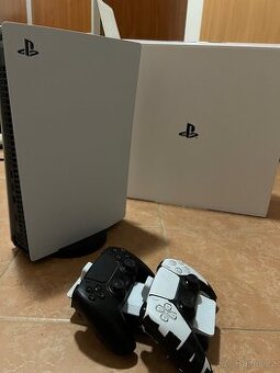 Playstation 5 + 2 ovladače + 1TB SSD M2 + dokovací stanice