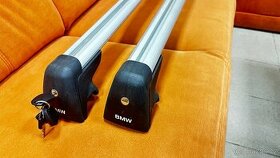 BMW X5 E70 -ORIGINÁL BMW STŘEŠNÍ PŘÍČNÍKY NA HAGUSY - 1