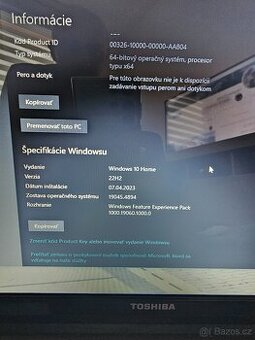 Prodám notebook Toshiba - 1