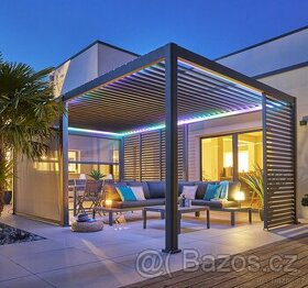 Hliníková bioklimatická pergola 6x3,6 m