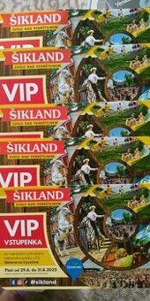 VIP vstupenky ŠIKLAND 5 kusů