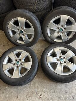 Prodám použitou letní sadu Škoda Octavia 5x112 205/55/16