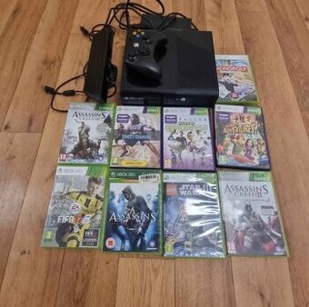 Xbox 360 + kinect + ovladače + hry
