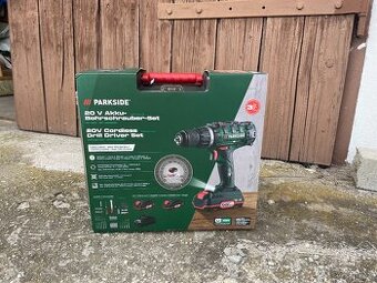 PARKSIDE Aku-vrtačka sada, 2 BATERKY, NOVÉ