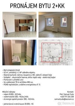 Pronájem bytu 2+KK Hronov - 1