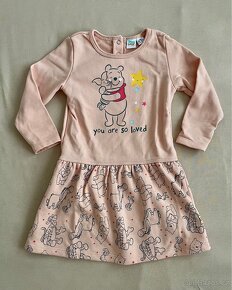 Dívčí šaty s dlouhým rukávem vel. 92