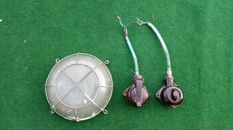 Retro zásuvka a vypínač