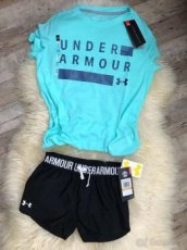 Dámské funkční tričko Under Armour tyrkysové vel. S