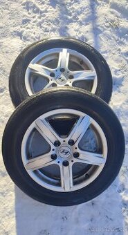 Originál ALU kola Hyundai včetně pneu Barum