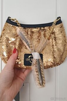 Originál Love Moschino zlatá kabelka