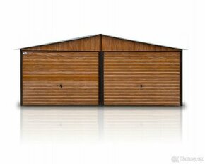Plechová dvojgaráž 6x5m