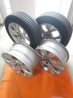 Originální alu kola Citroën C5 17″ (5×108) + 2× letní Pirell