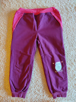 Dětské fialové softshellové kalhoty zn. Wolf, vel.98