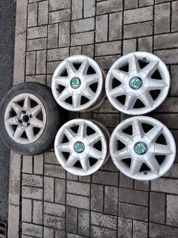 investiční al disky 13" ORIGINAL SKODA FELICIE, 5 kusů