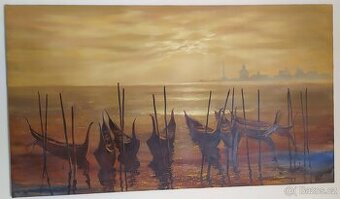 Olejomalba "Večer v Benátkách"