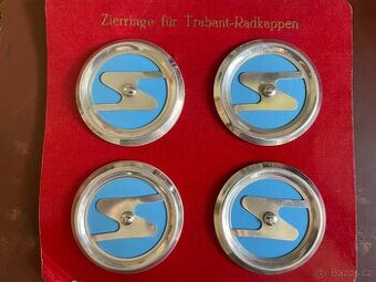 Trabant – originální znaky poklic, sada 4 ks, veterán