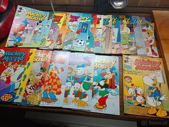 Mickey Mouse 1995 sada 22časopisů 2.200kč