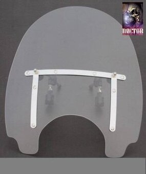 Plexi na chopper univerzální velké 56x47 cm,nové.