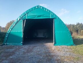 Plachtová hala P25 (7,7 x 11 m) – Garáž, sklad, přístřešek