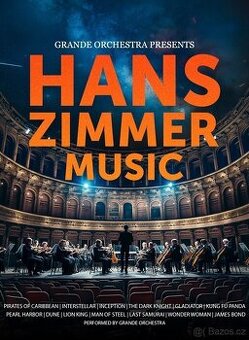 2x Vstupenky na Koncert filmové hudby Hanse Zimmera