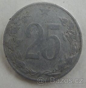 25 haléř 1953 CSSR