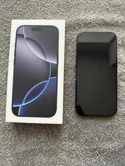Apple iPhone 16 Pro 128 GB Černý – TOP stav, záruka, 100 % b