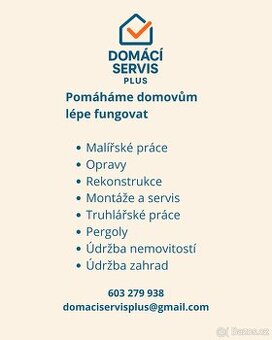 Servis a údržba domácnosti