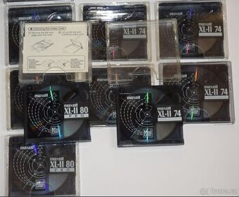 MD minidisc MAXELL XL II/ PRO 80/74min., super stav, s obaly