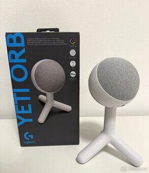 Mikrofon Logitech G Blue Yeti Orb RGB - off-white