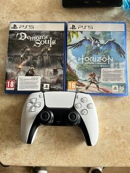 PS5 1TB s mechanikou + Gamepad + hry