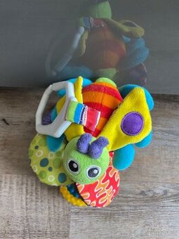 Lamaze hračky kytka / kopretina s včelkou vrní