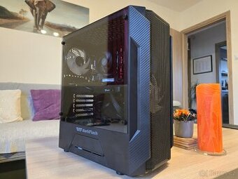 Nové herní PC Darkflash BLACK Ryzen 5, 24Gb ram, GTX 960,W11