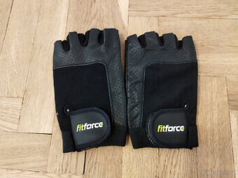 Fitness rukavice kožené, zn. Fitforce PFR01