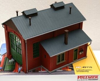 Lokomotivní depo - modelová železnice H0 (1:87) - 1