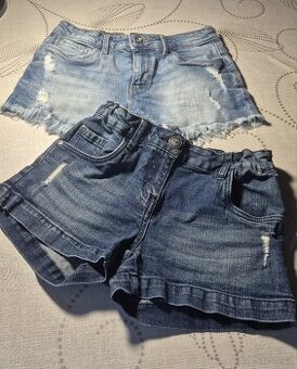 Dívčí kraťasy 140 + 146 cm