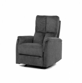 Šedé polohovací křeslo TV-S8449 GREY2 pro pohodlné kojení