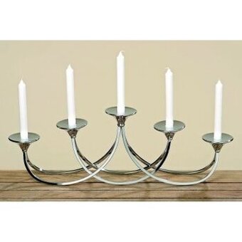 Elegantní svícen na 5ks vysokých svíček